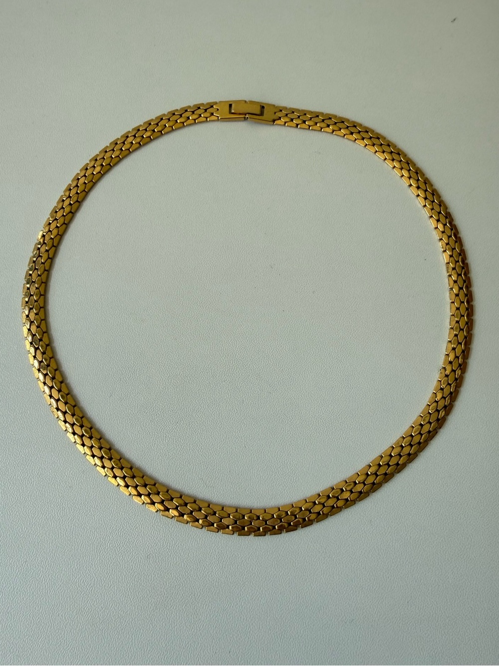 Classic Gold-Tone Herringbone Necklace - Women Jewelry